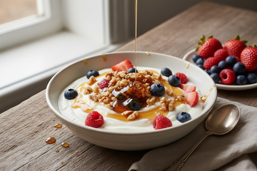 Honingyoghurt met Walnoten & Griekse Sidr Honing